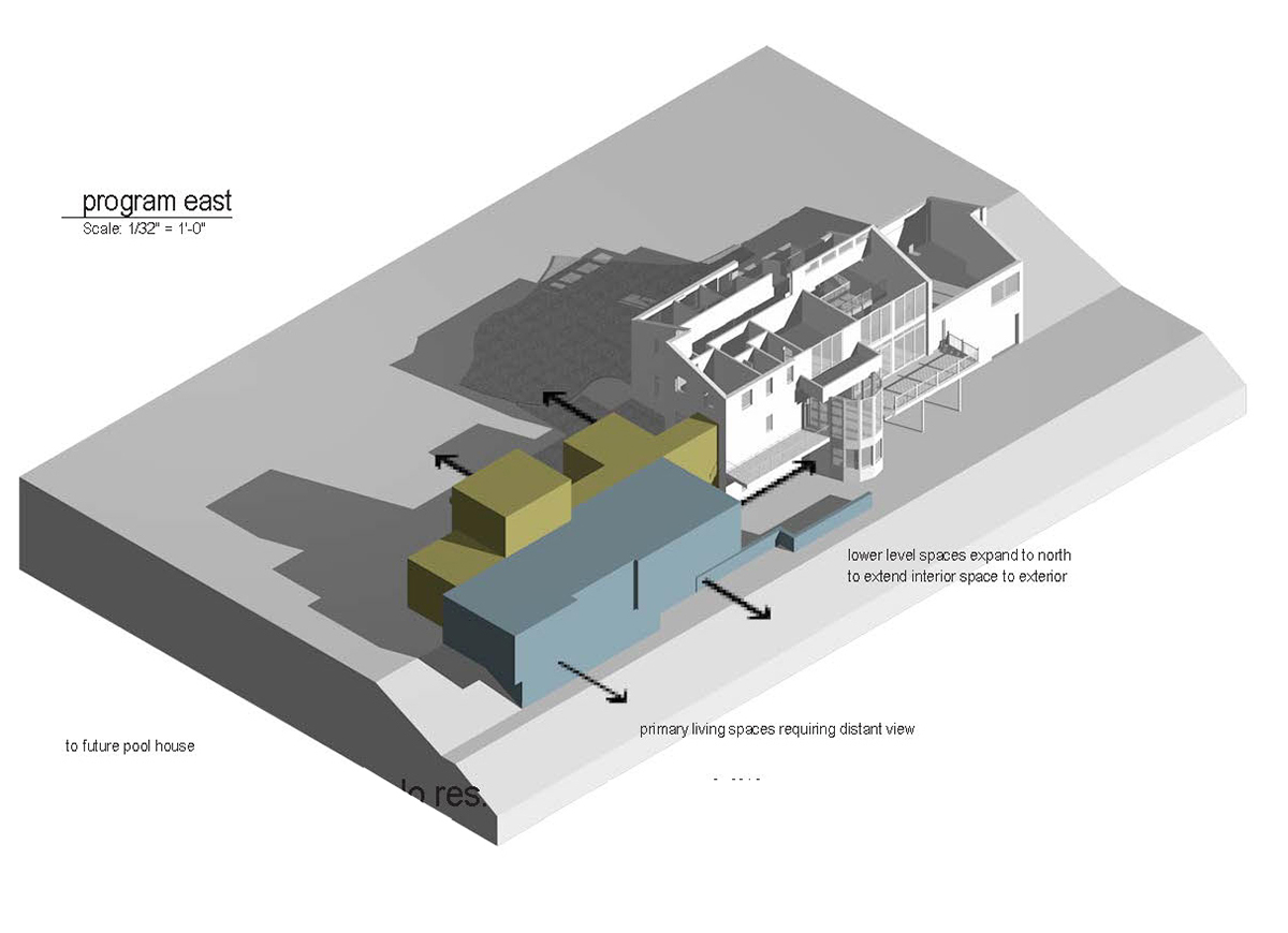 3D model of Cranberry Township Addtion, Option 3