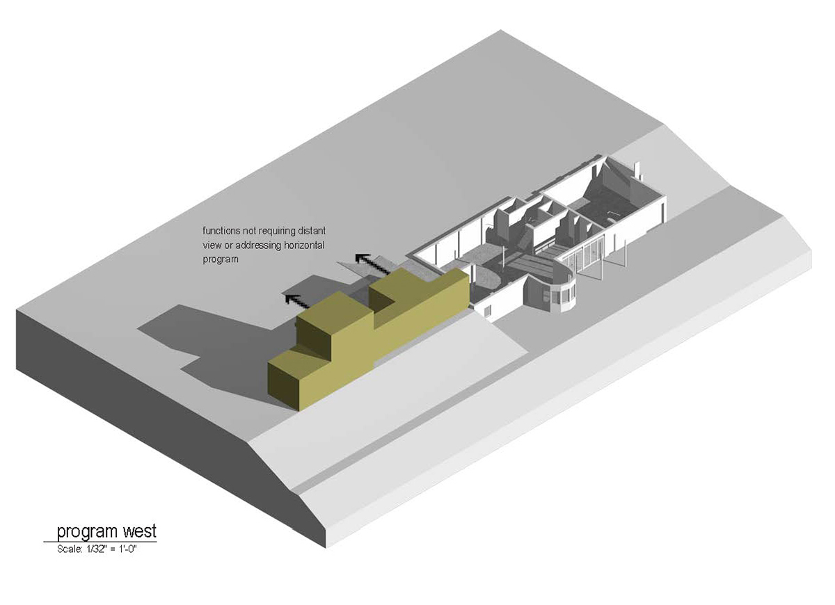 3D model of Cranberry Township Addtion, Option 4