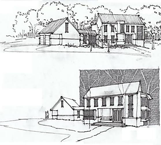 Sketch of 2Sons farmhouse project