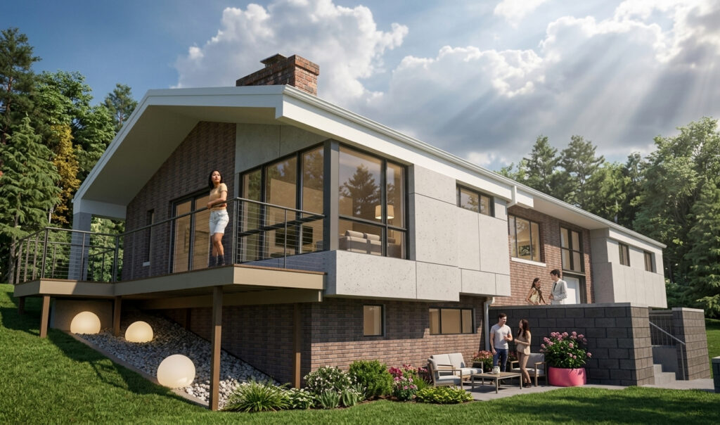 Exterior rendering