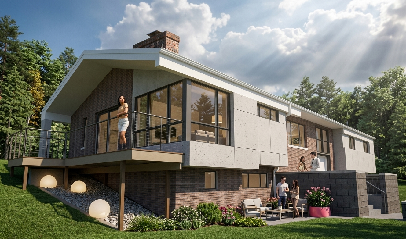 Exterior rendering