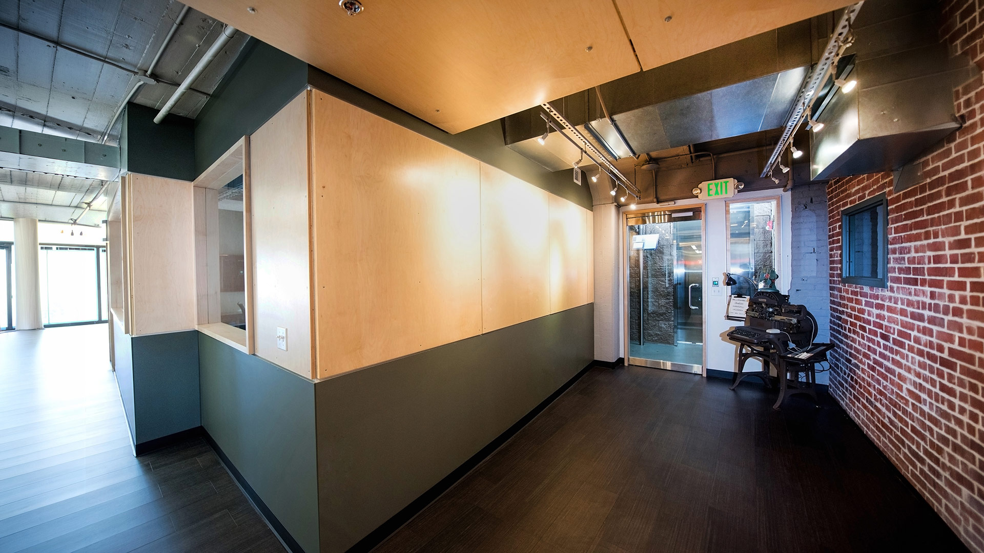 Employee entrance