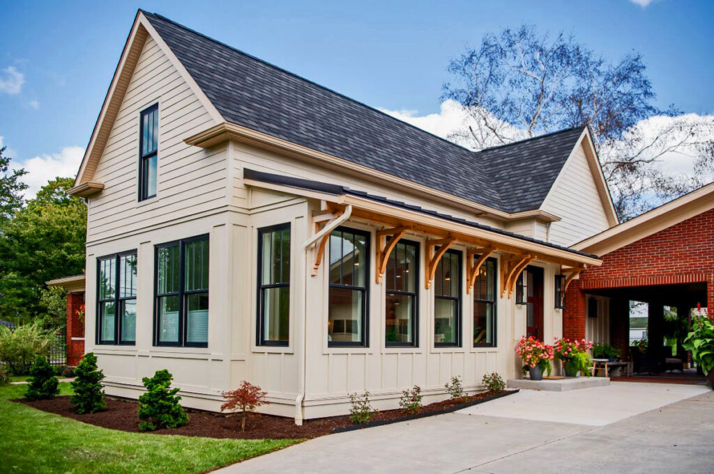 Exterior of addition